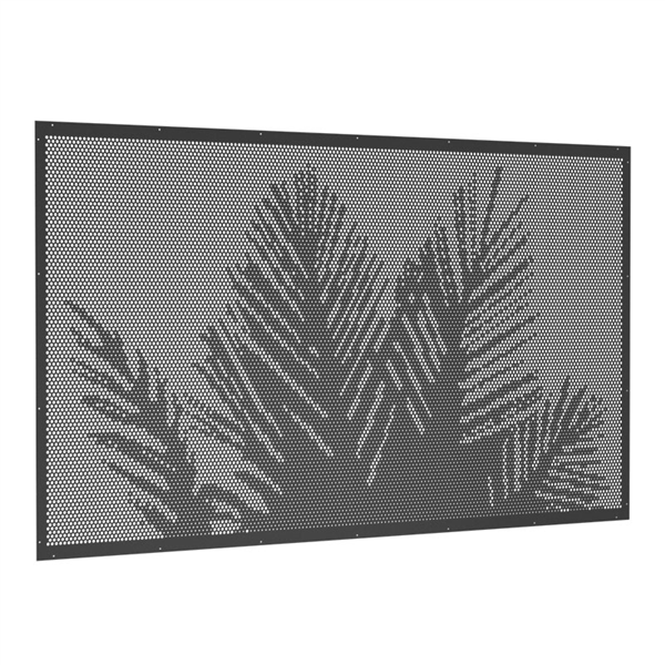 Perf Palm Panel Black